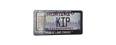 BHA License Plate Holder
