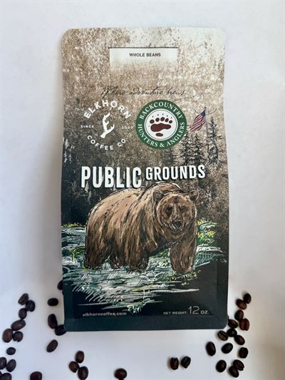 Backcountry Hunters & Anglers Public Grounds Roast (Order through link in bio).