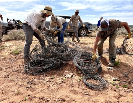 Utah BHA Volunteers Show Their Grit in Paunsaugunt Fence Pull
