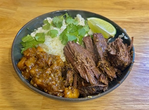 Slow Cooker Venison Nihari with Mango Chutney