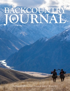 Winter 2025 issue of Backcountry Journal