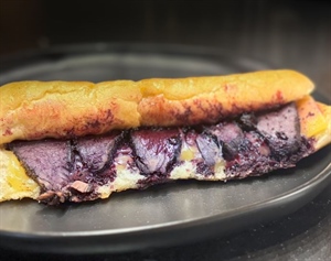 Smoked Goose Blueberry Grilled Cheese Sandwich