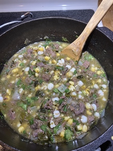 Venison Chile Verde